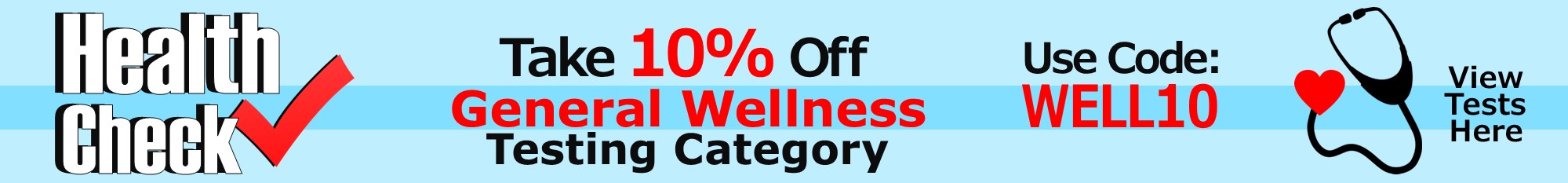 General Wellness Category 10% Off